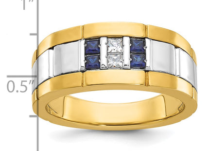 14k Two-tone Rings Style B63934 - Classique Jewelry Inc.