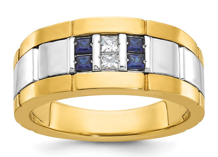 14k Two-tone Rings Style B63934 - Classique Jewelry Inc.