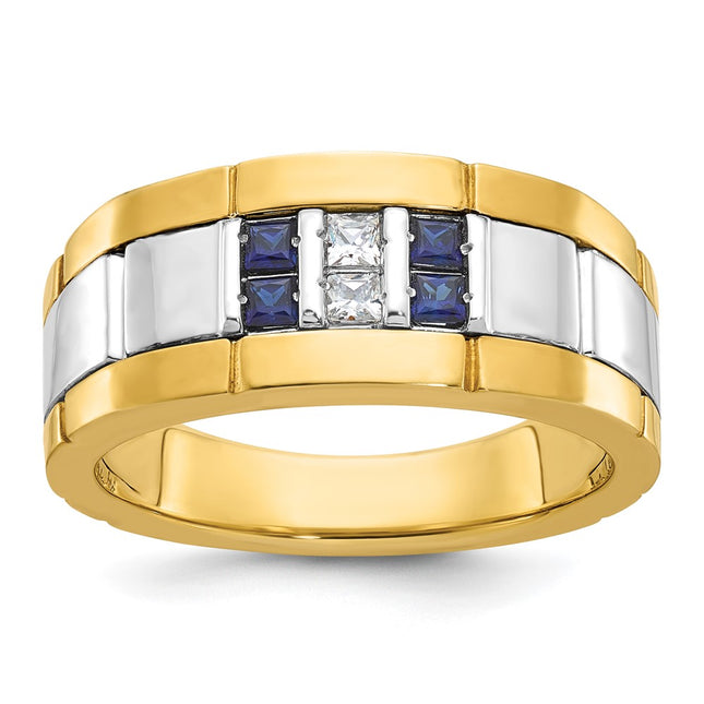 14k Two-tone Rings Style B63934 - Classique Jewelry Inc.