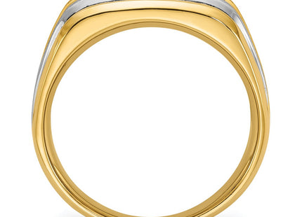14k Two-tone Rings Style B63945 - Classique Jewelry Inc.