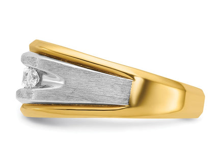 14k Two-tone Rings Style B63945 - Classique Jewelry Inc.