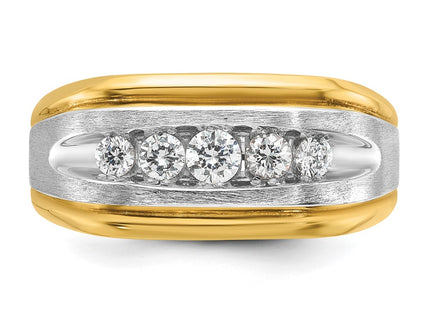 14k Two-tone Rings Style B63945 - Classique Jewelry Inc.