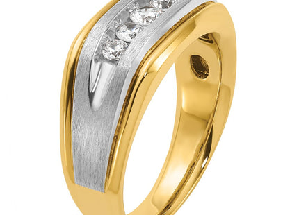 14k Two-tone Rings Style B63945 - Classique Jewelry Inc.