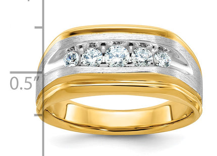 14k Two-tone Rings Style B63945 - Classique Jewelry Inc.