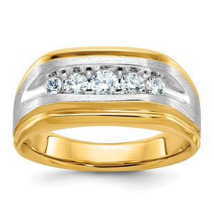 14k Two-tone Rings Style B63945 - Classique Jewelry Inc.