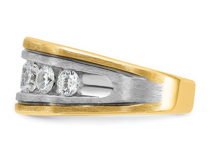14k Two-tone Rings Style B63970 - Classique Jewelry Inc.
