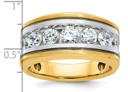 14k Two-tone Rings Style B63970 - Classique Jewelry Inc.