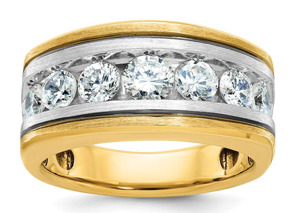 14k Two-tone Rings Style B63970 - Classique Jewelry Inc.