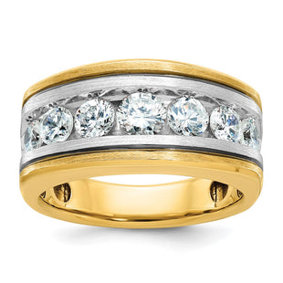 14k Two-tone Rings Style B63970 - Classique Jewelry Inc.