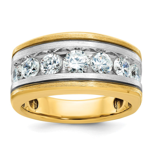 14k Two-tone Rings Style B63970 - Classique Jewelry Inc.