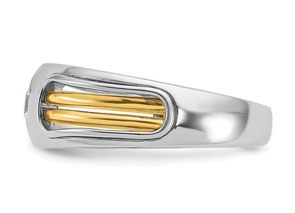 14k Two-tone Rings Style B63971 - Classique Jewelry Inc.