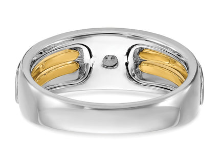 14k Two-tone Rings Style B63971 - Classique Jewelry Inc.