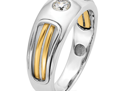 14k Two-tone Rings Style B63971 - Classique Jewelry Inc.