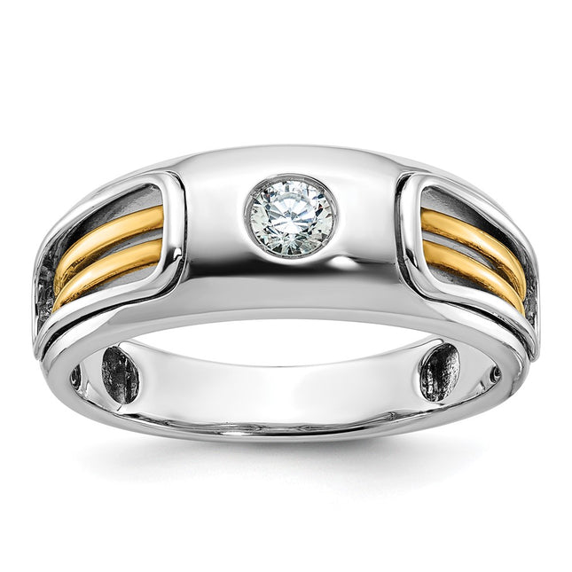 14k Two-tone Rings Style B63971 - Classique Jewelry Inc.