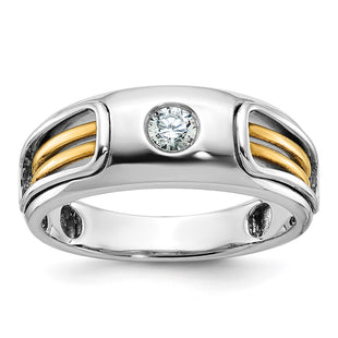 14k Two-tone Rings Style B63971 - Classique Jewelry Inc.