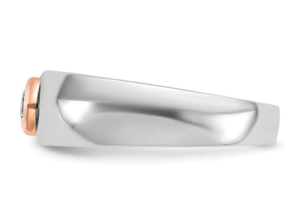 14K White/Rose Gold Rings Style B63980 - Classique Jewelry Inc.