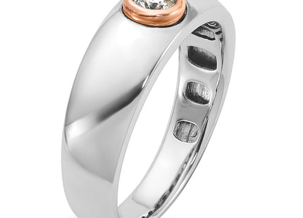 14K White/Rose Gold Rings Style B63980 - Classique Jewelry Inc.