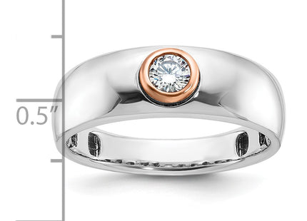 14K White/Rose Gold Rings Style B63980 - Classique Jewelry Inc.