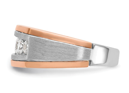 14K White/Rose Gold Rings Style B63982 - Classique Jewelry Inc.