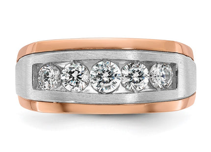 14K White/Rose Gold Rings Style B63982 - Classique Jewelry Inc.