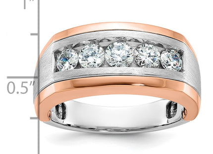14K White/Rose Gold Rings Style B63982 - Classique Jewelry Inc.