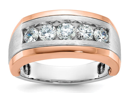 14K White/Rose Gold Rings Style B63982 - Classique Jewelry Inc.
