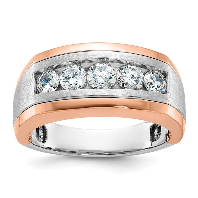 14K White/Rose Gold Rings Style B63982 - Classique Jewelry Inc.