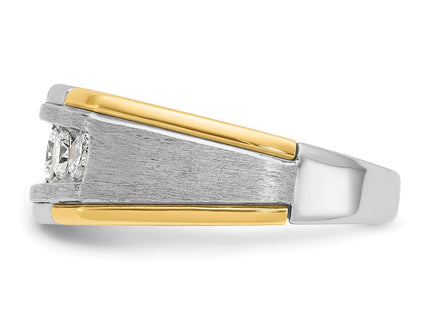 14k Two-tone Rings Style B63983 - Classique Jewelry Inc.