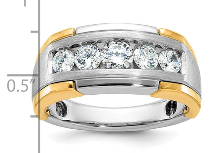 14k Two-tone Rings Style B63983 - Classique Jewelry Inc.