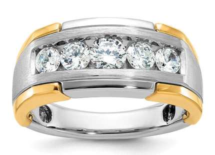 14k Two-tone Rings Style B63983 - Classique Jewelry Inc.