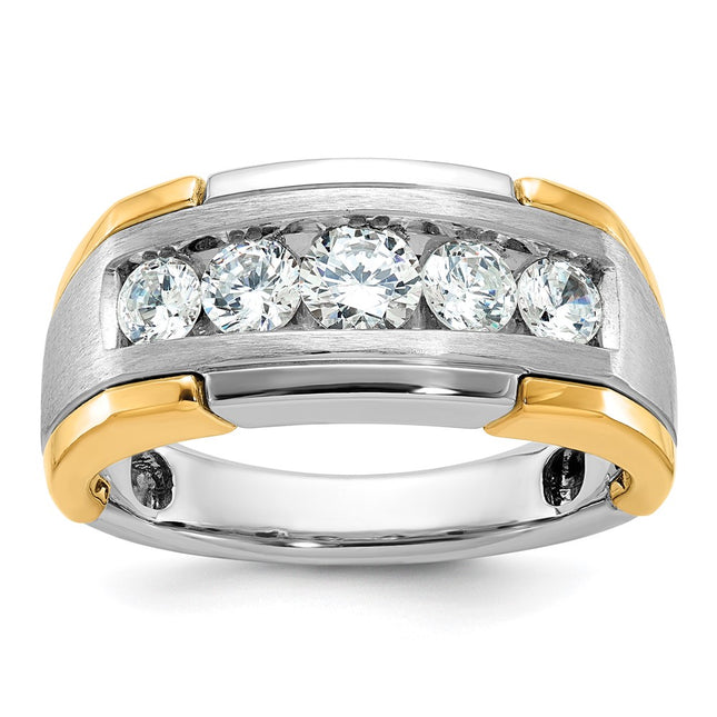 14K gold diamond ring