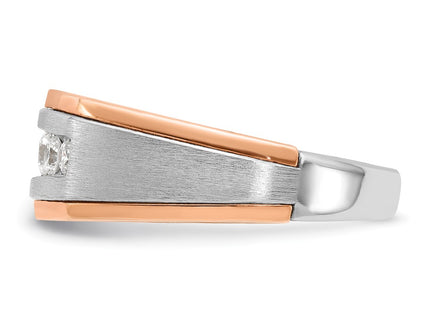 14K White/Rose Gold Rings Style B63991 - Classique Jewelry Inc.