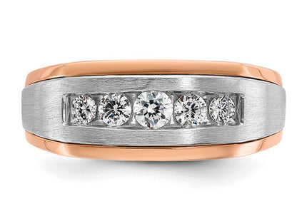 14K White/Rose Gold Rings Style B63991 - Classique Jewelry Inc.