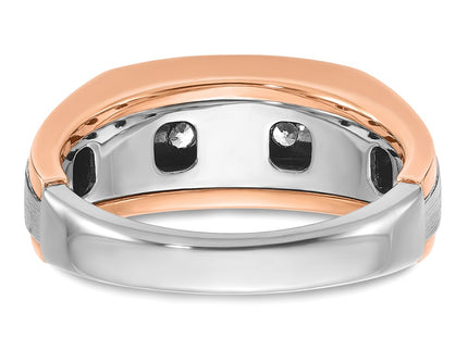 14K White/Rose Gold Rings Style B63991 - Classique Jewelry Inc.