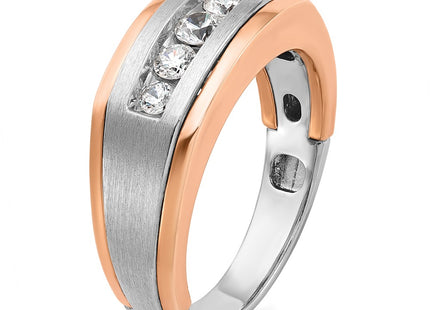 14K White/Rose Gold Rings Style B63991 - Classique Jewelry Inc.