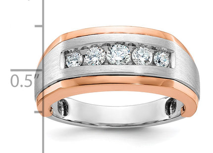 14K White/Rose Gold Rings Style B63991 - Classique Jewelry Inc.