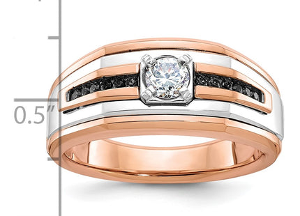 14K White/Rose Gold Rings Style B64029 - Classique Jewelry Inc.