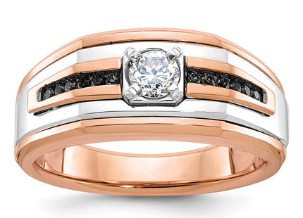 14K White/Rose Gold Rings Style B64029 - Classique Jewelry Inc.