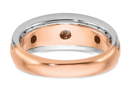 14K White/Rose Gold Rings Style B64030 - Classique Jewelry Inc.