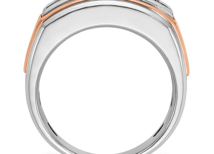 14K White/Rose Gold Rings Style B64035 - Classique Jewelry Inc.