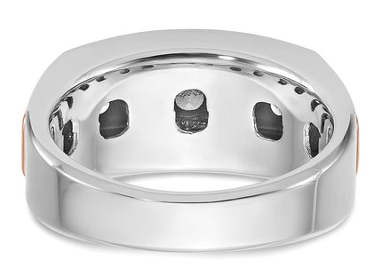 14K White/Rose Gold Rings Style B64035 - Classique Jewelry Inc.