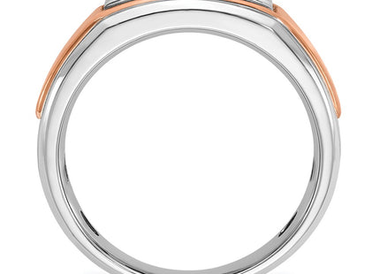 14K White/Rose Gold Rings Style B64036 - Classique Jewelry Inc.