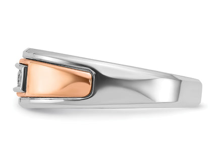 14K White/Rose Gold Rings Style B64036 - Classique Jewelry Inc.