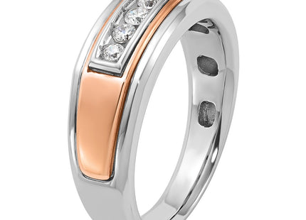14K White/Rose Gold Rings Style B64036 - Classique Jewelry Inc.