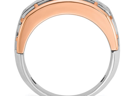 14K White/Rose Gold Rings Style B64045 - Classique Jewelry Inc.