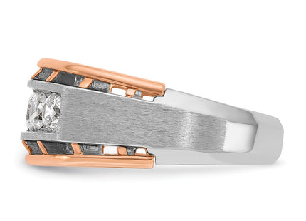 14K White/Rose Gold Rings Style B64045 - Classique Jewelry Inc.