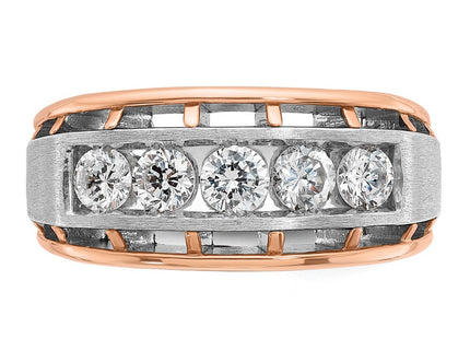 14K White/Rose Gold Rings Style B64045 - Classique Jewelry Inc.