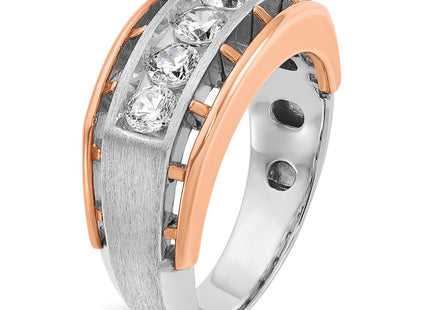 14K White/Rose Gold Rings Style B64045 - Classique Jewelry Inc.