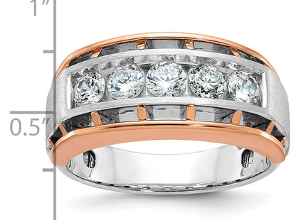 14K White/Rose Gold Rings Style B64045 - Classique Jewelry Inc.