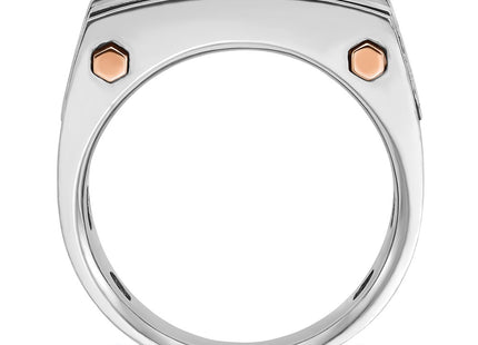 14K White/Rose Gold Rings Style B64049 - Classique Jewelry Inc.